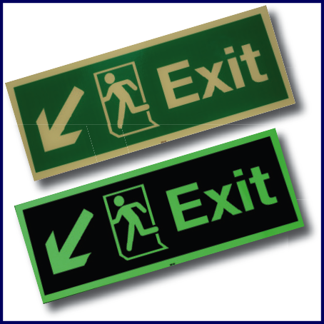 Escape & Evacuation Route Signs